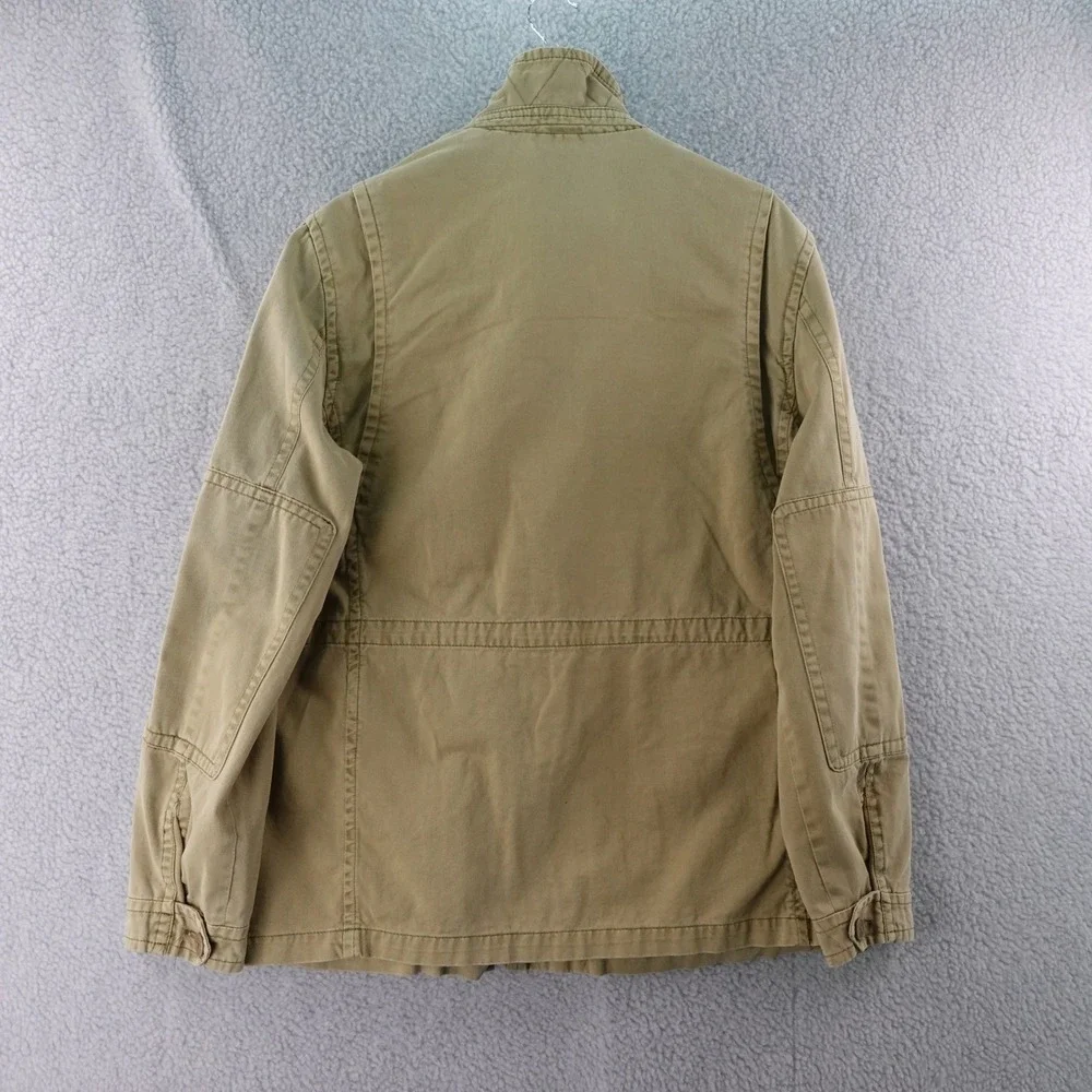 Levi's Men's L Tan Barn Coat Military Cargo Pockets Button Front‎ Chore Jacket